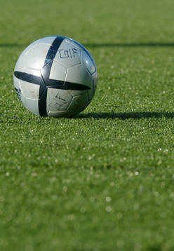Konstgräs, gräs, fotbollsplan, boll
