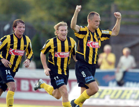 Mats Haglund, Häcken, jubel