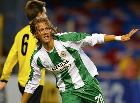 Björn Runström, Hammarby gjorde 1-0, jubel, glädje