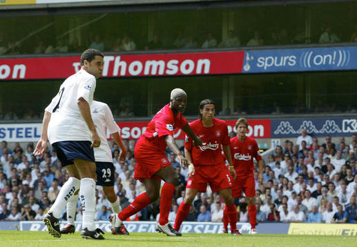 Djibril Cisse, Liverpool, gör mål