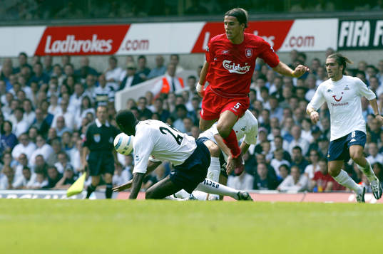Milan Baros, Liverpool och Ledley King, Tottenham