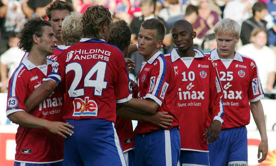 Fotboll. Allsvenskan. Helsingborg - Hammarby.