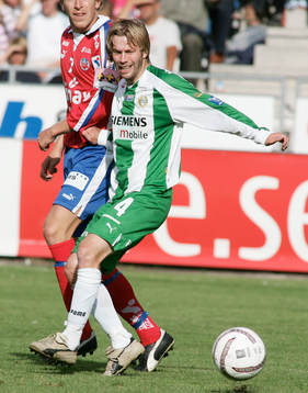 Fotboll. Allsvenskan. Helsingborg - Hammarby. Karl-Oskar