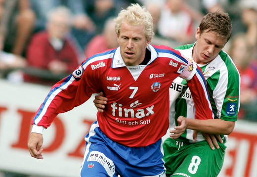 Fotboll. Allsvenskan. Helsingborg - Hammarby. Gustaf