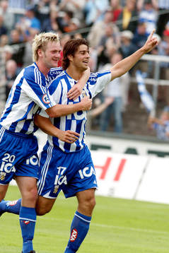 1-0 GEORGE MOURAD GJORDE DET ENDA MÅLET MEN DET VAR SNYGGT