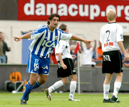 1-0 GEORGE MOURAD GJORDE DET ENDA MÅLET MEN DET VAR SNYGGT