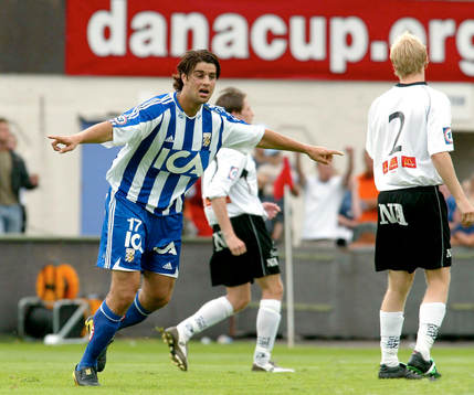 1-0 GEORGE MOURAD, Göteborg, jubel, glädje