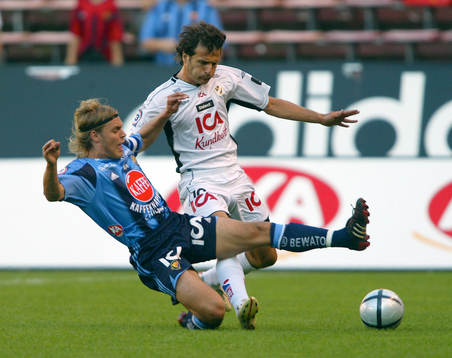 Johan Arneng, Djurgården och Sharbel Touma, Halmstad
