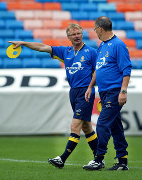 Roland Andersson, tränare, Sverige gör sitt första pass