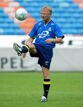 Roland Andersson, tränare, Sverige gör sitt första pass