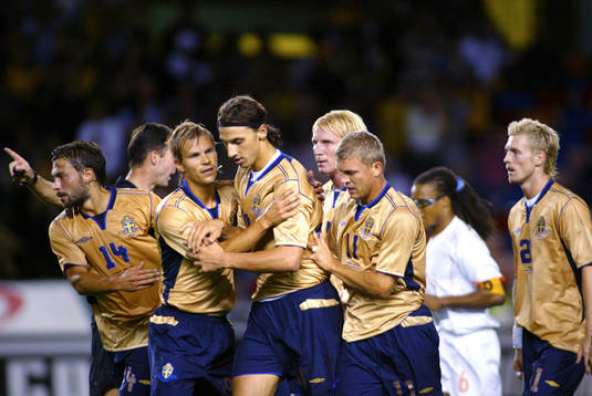 Zlatan Ibrahimovic, Sverige, jubel