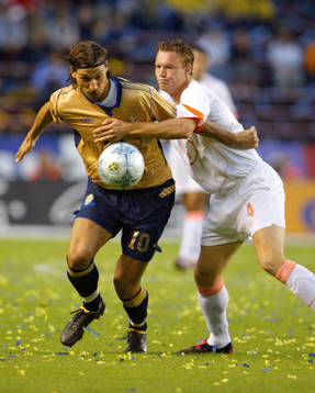 Zlatan Ibrahimovic, Sverige och Kevin Hofland, Holland
