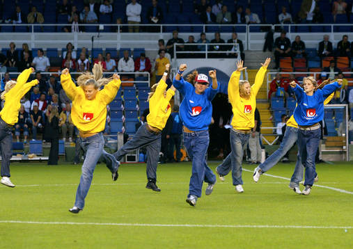 Fotboll, Sverige - Holland, jubileumslandskamp