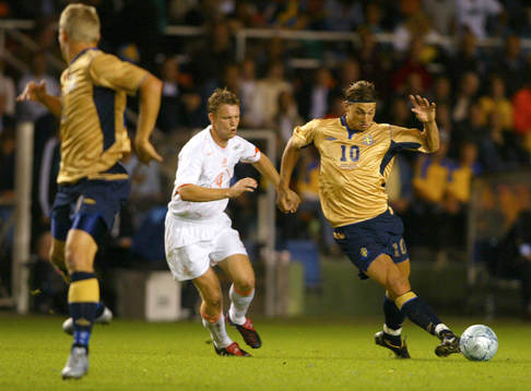 Kevin Hofland, Holland och Zlatan Ibrahimovic, Sverige