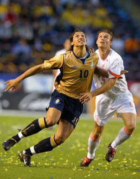 Zlatan Ibrahimovic, Sverige och Kevin Hofland, Holland