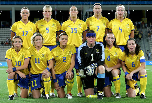 Laguppställning Sverige.Anna Sjöström, Kristin