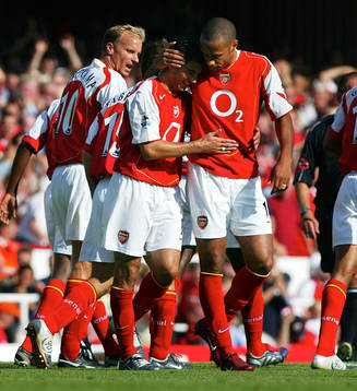 Jose Antonio Reyes och Thierry Henry, Arsenal matchvinnare.