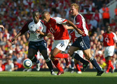 George Boateng, Ray Parlour, Middlesbrough och Thierry