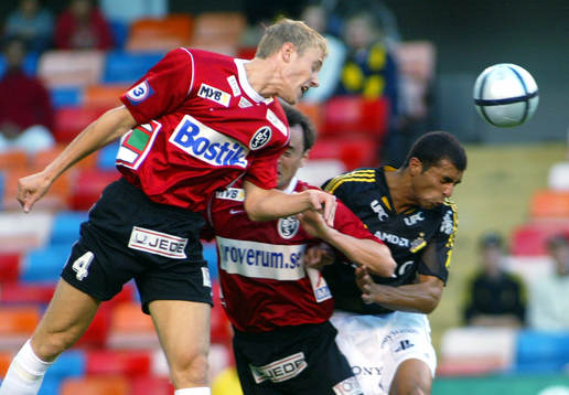 Johnny Lundberg, Landskrona och Nikola Mrdja, AIK