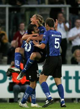 Sharbel Touma, Markus Rosenberg och Joel Borgstrand,