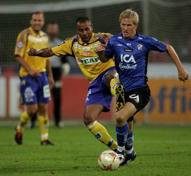 Cain Dotson, Sundsvall fäller Magnus Andersson, Halmstad