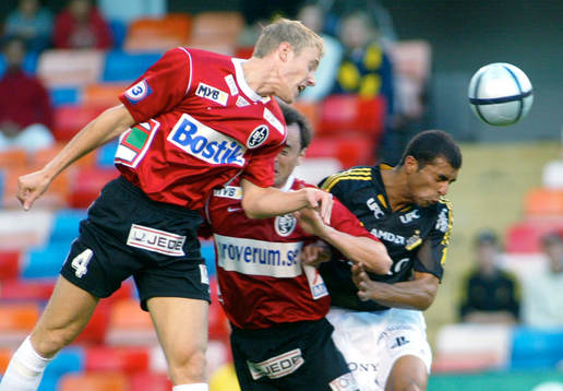 Johnny Lundberg, Landskrona och Nikola Mrdja, AIK