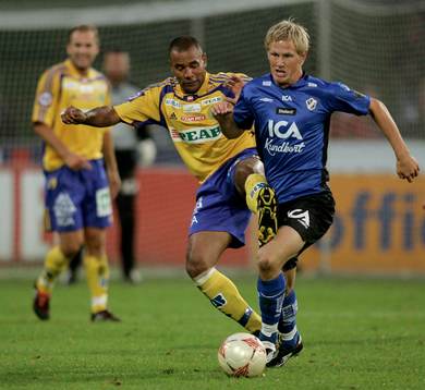 Cain Dotson, Sundsvall fäller Magnus Andersson, Halmstad