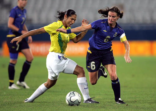 Malin Moström, Sverige och Daniela, Brasilien