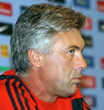 Carlo Anchelotti, tränare Milan