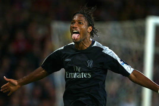 Didier Drogba, Chelsea (Jubel)