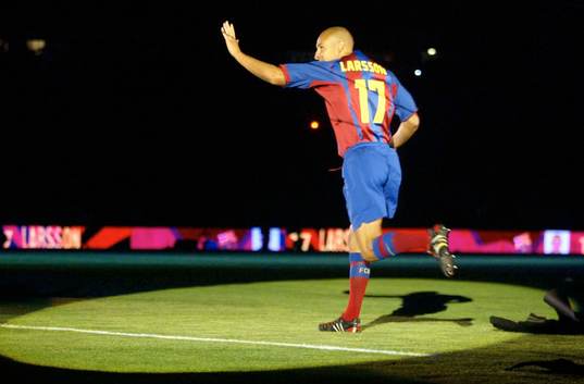 Henrik Larsson, Barcelona