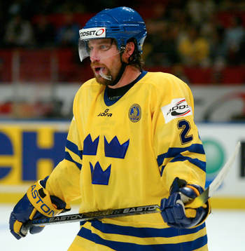Peter Forsberg, Sverige, tandskydd