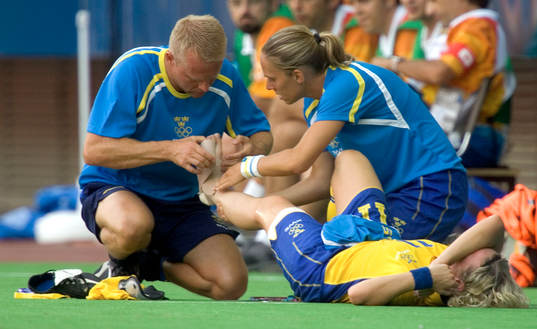 Victoria Svensson, Sverige, Skadad