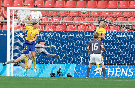 Caroline Jönsson, Sara Larsson och Kicki Bengtsson