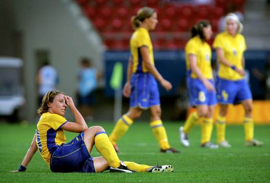 Hanna Ljungberg sörjer