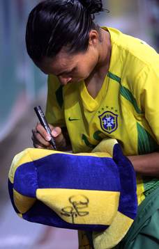 Marta, Brasilien autografer