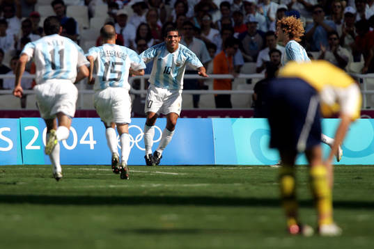 Carlos Tevez, Argentina (Jubel)