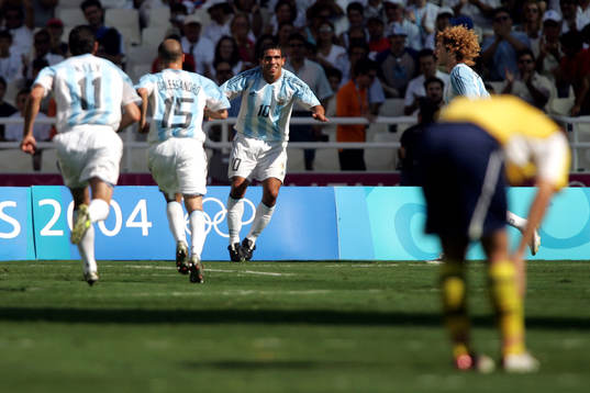 Carlos Tevez, Argentina (Jubel)