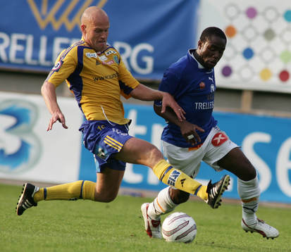 Joel Cedergren, Sundsvall och Stephen Ademolu, Trelleborg