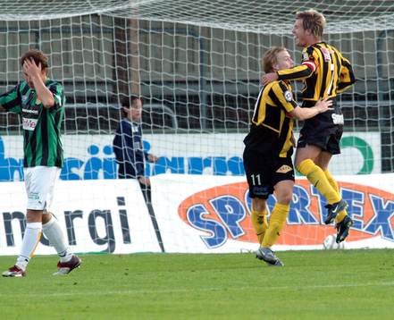Erik Dybendahl och Jesper Ljung, Häcken (Jubel)