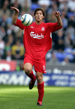 Fotboll, Engelsk, Premier League, Xabi Alonso, Liverpool