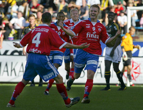 Andreas Dahl, Helsingborg, jubel