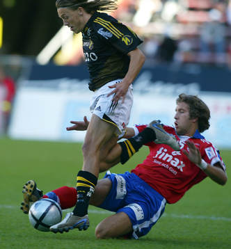 Mattias Moström, AIK och Mattias Lindström, Helsingborg