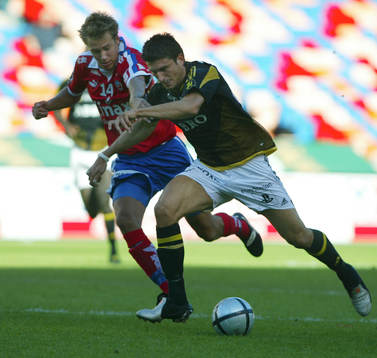 Andreas Granqvist, Helsingborg och Nikola Mrdja, AIK