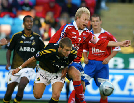 Per Karlsson, AIK och Gustaf Andersson, Helsingborg