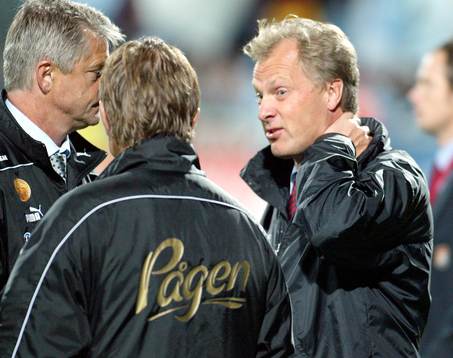 Hans Hasse Borg , Sportchef och Tom Prahl, tränare Malmö