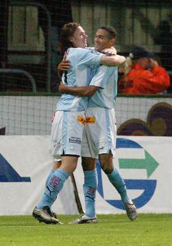 Andreas Yngvesson och Afonso Alves, Malmö (Jubel)