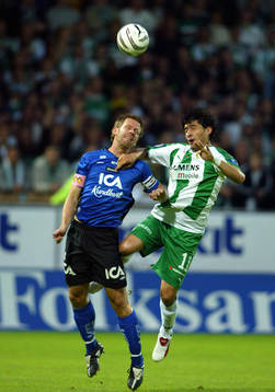 Tommy Jönsson, Halmstad och Pablo Pinones-Arce, Hammarby