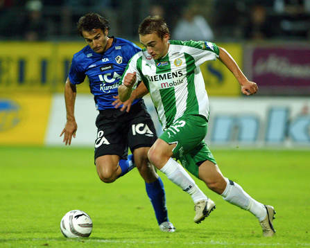 Sharbel Touma, Halmstad och Petter Andersson, Hammarby