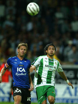Tommy Jönsson, Halmstad och Pablo Pinones-Arce, Hammarby